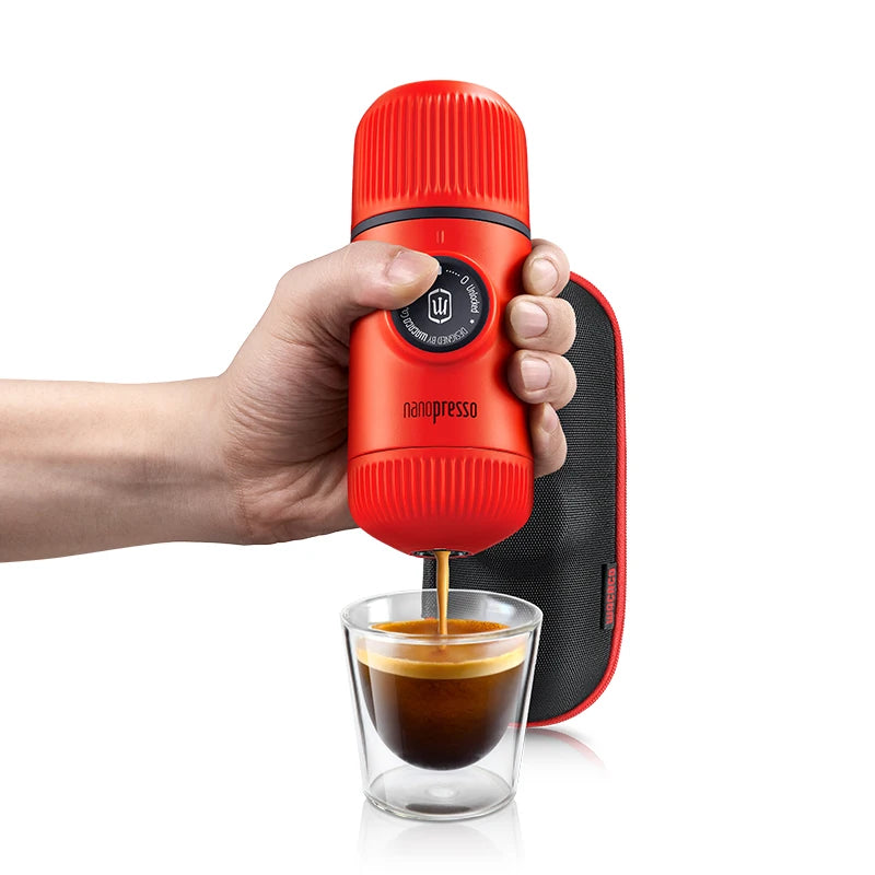 Nanopresso + Case Paquete De Máquina De Café Espresso Portátil