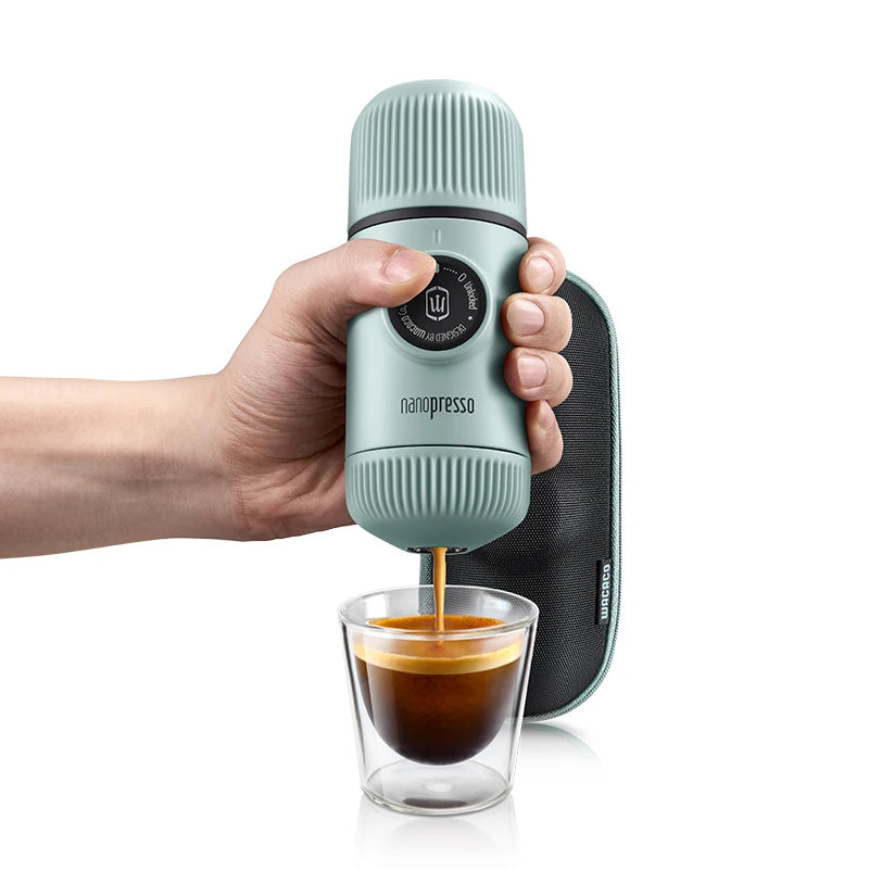 Nanopresso + Case Paquete De Máquina De Café Espresso Portátil