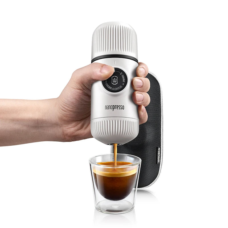 Nanopresso + Case Paquete De Máquina De Café Espresso Portátil