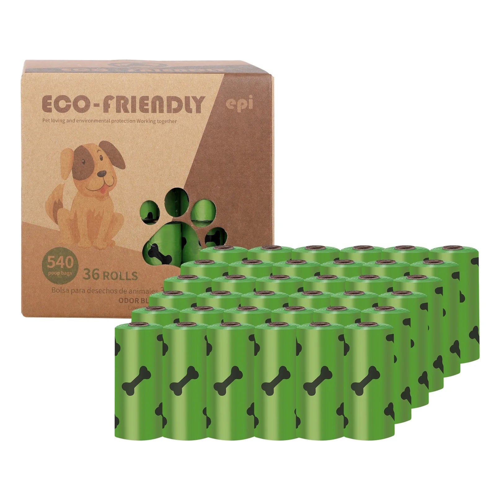 Bolsas de basura Eco-friendly biodegradable EPI para mascotas