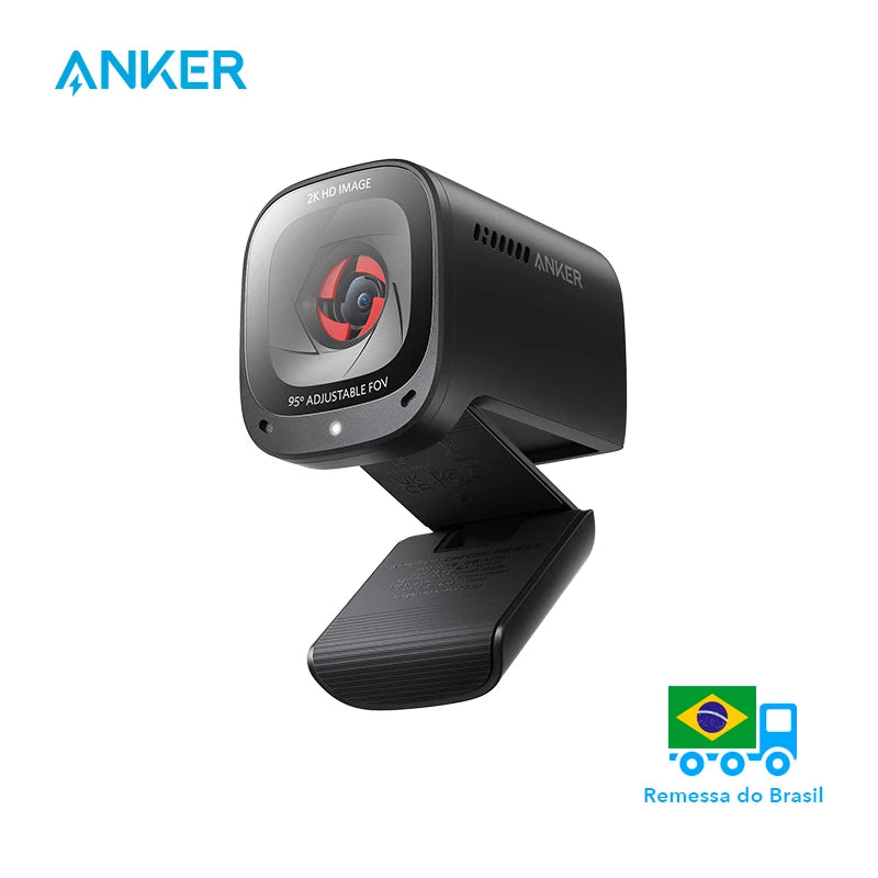 Mini cámara web Anker 2k para ordenador portátil