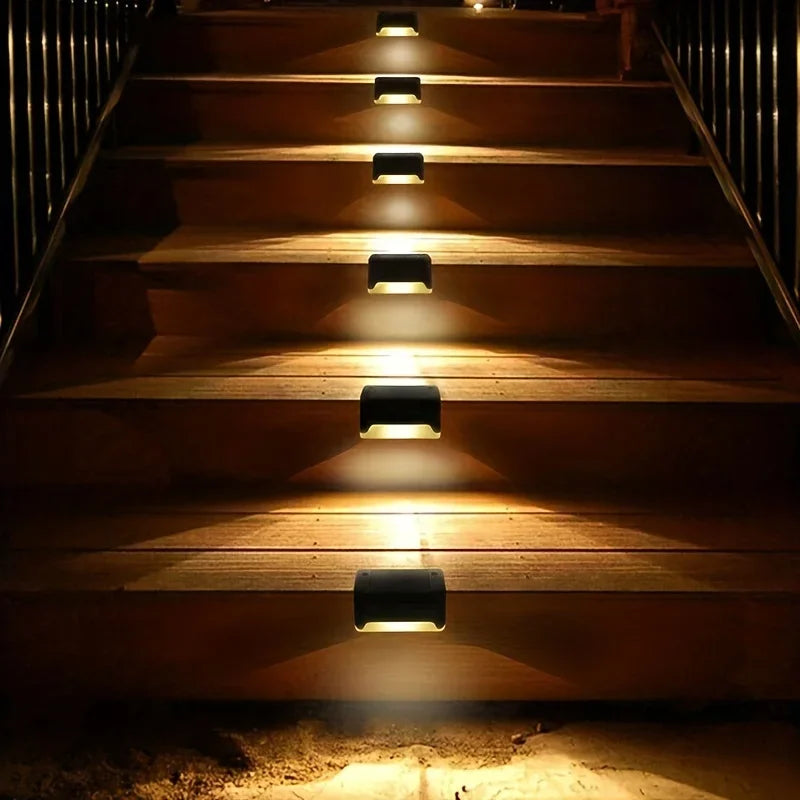 Luces de escalera LED solares