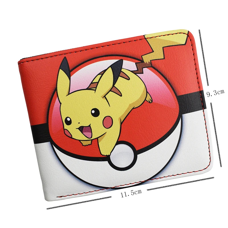 Billetera de dibujos animados Pikachu