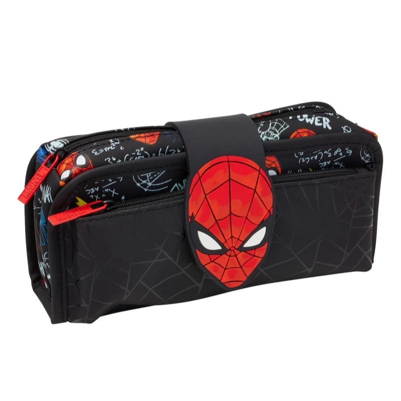 Marvel Spider-man niños mochila estudiante bolso escolar caja de almuerzo