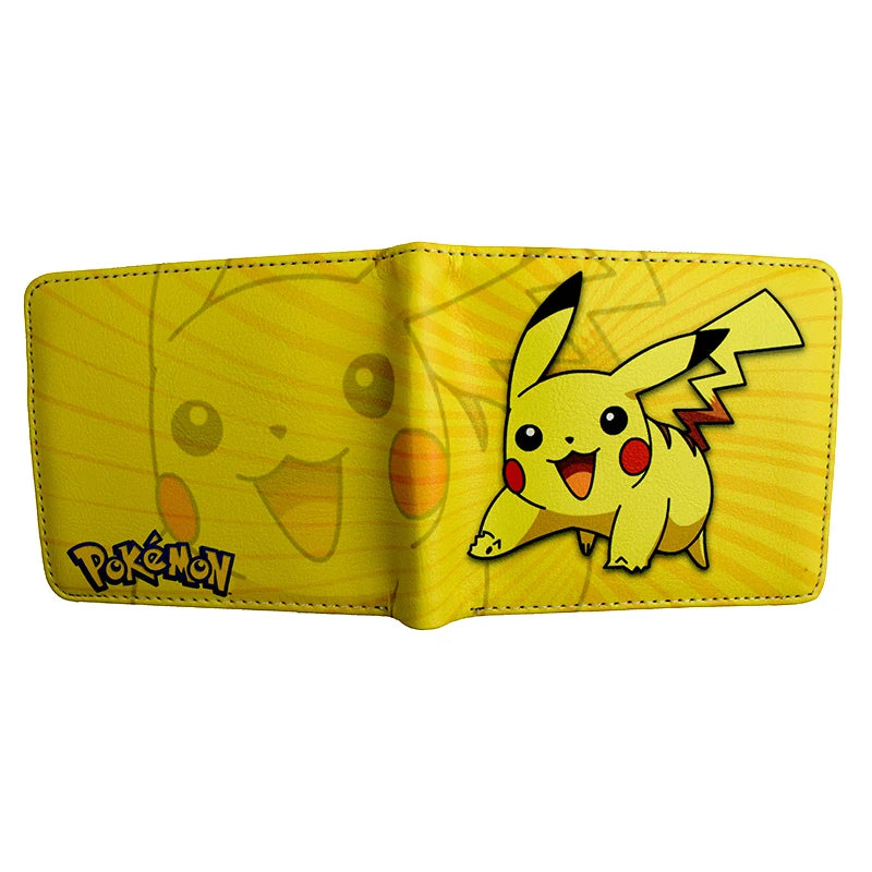 Billetera de dibujos animados Pikachu