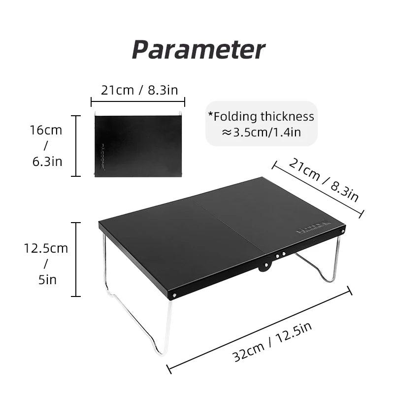 Mesa plegable portátil para acampar PACOONE