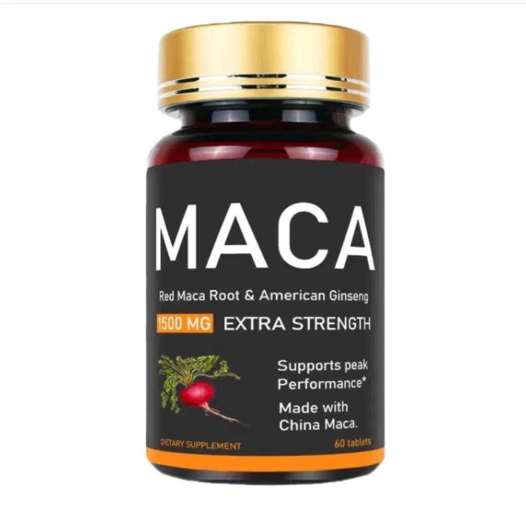 MACA natural aumenta la energía, el rendimiento físico y mental